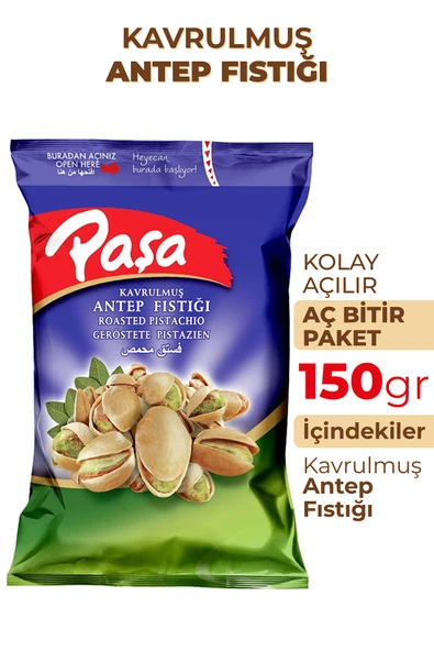 Paşa Kuruyemiş Kavrulmuş Antep Fıstığı 150 gr - 2