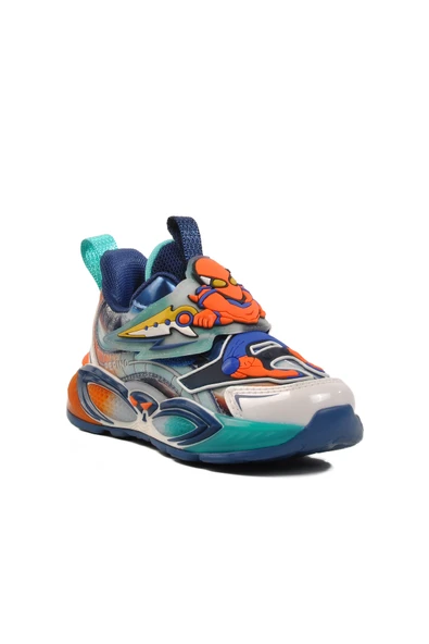 Pepino Lacivert Yeşil Cırtlı Erkek Çocuk Spor Ayakkabı - 3