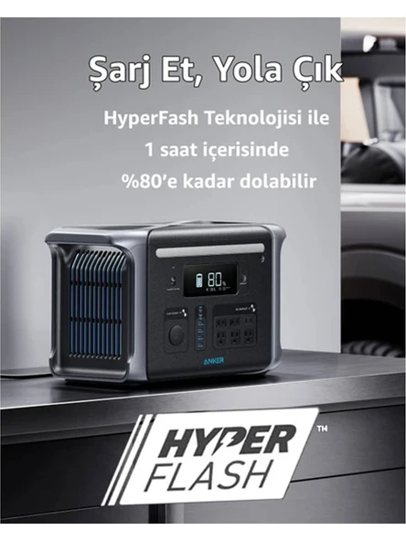 Anker PowerHouse 757 1229 Wh Taşınabilir Güç Kaynağı - 3