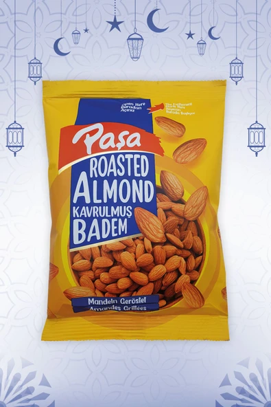 Kavrulmuş Badem 150 gr x 4 Adet (600 gr)