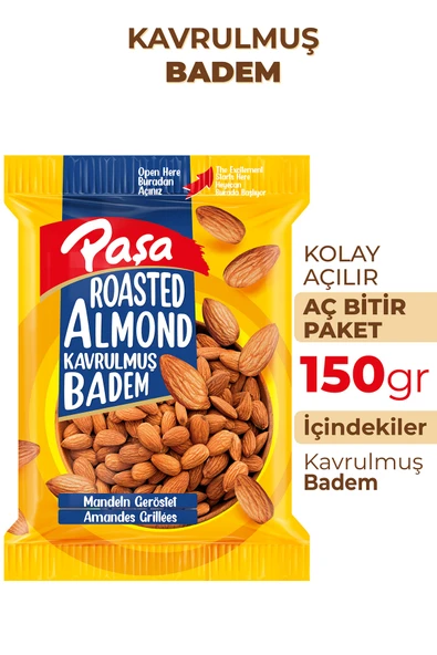 Paşa Kuruyemiş Kavrulmuş Badem 150 gr - 2