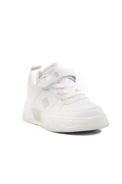 Pepino Beyaz Gümüş Cırtlı Unisex Çocuk Spor Ayakkabı - 3
