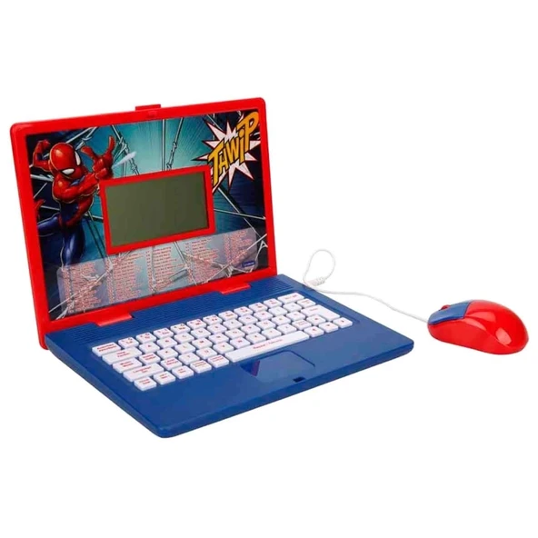 Çocuk Spiderman İngilizce Türkçe Laptop