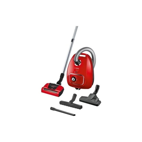 Bosch BGLS4PET2 600W Toz Torbalı Süpürge Proanimal Kırmızı