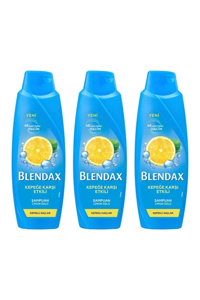 Blendax Kepeğe Karşı Etkili Şampuan 500 Ml x 3 Adet ürün görseli 1