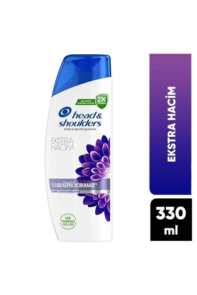 Head&Shoulders Şampuan Ekstra Hacim 1in1 330 ml