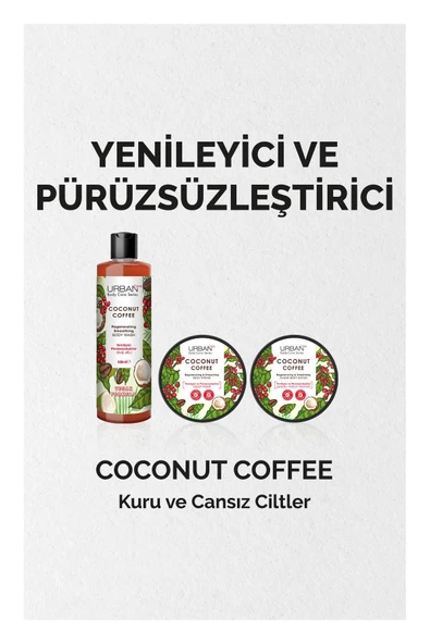Urban Care Coconut Coffee Yenileyici & Pürüzsüzleştirici Duş Jeli 500 Ml-vegan - Resim 5