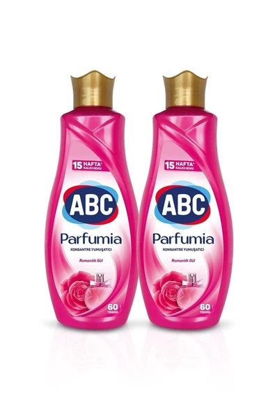 ABC Parfumia Konsantre Yumuşatıcı Romantik Gül 1440 ml X 2 Adet