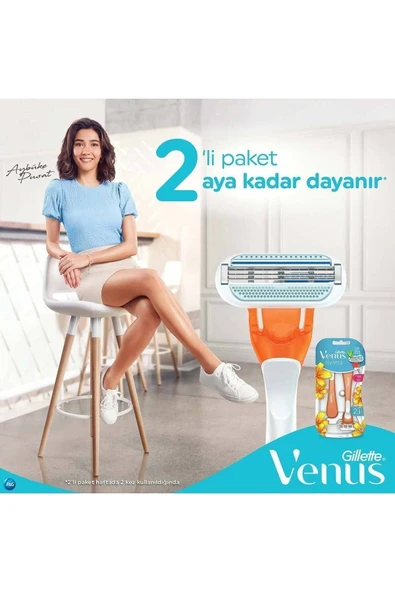 Gillette Venus Venus Riviera Kullan At Kadın Tıraş Bıçağı 2'li - 3