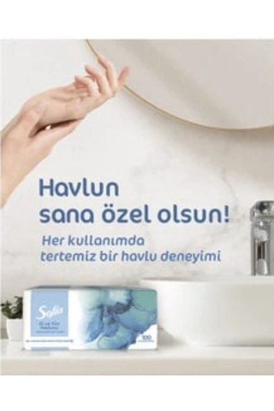 Sofia El Yüz Havlusu 100 lü 5 ADET - 3