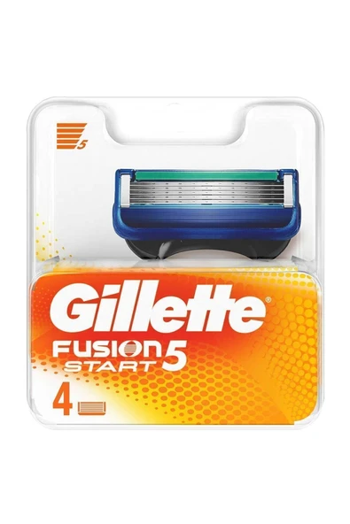 Gillette Fusion5 Start Yedek Tıraş Bıçağı 4'lü - Resim 2