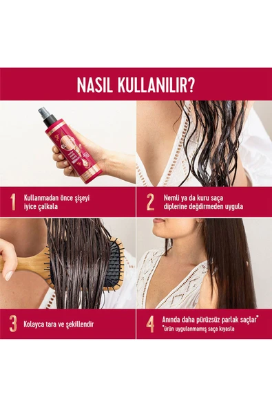 Elidor Sıvı Saç Bakım Sütü Brezilya Keratin Terapisi 200 ml X2 - 7