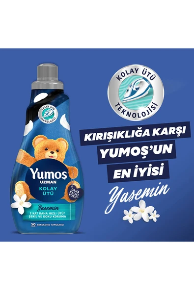Yumoş Uzman Kolay Ütü Konsantre Yumuşatıcı 1200 ml X3 - 4