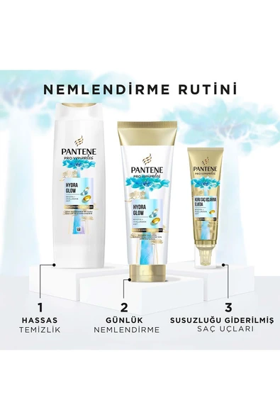 Pantene PRO-V MIRACLES Hydra Glow Nemlendirici Saç Bakım Kremi Kuru Saçlar için 275ML - 6