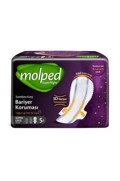 Molped Supernıght Önü Uzun Eko Gece 5 Lı