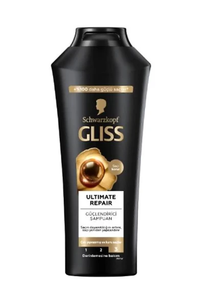 Gliss Ultimate Repair Şampuan 400ml x 3'lü Set - 3