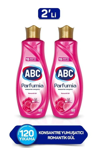 ABC Parfumia Konsantre Yumuşatıcı Romantik Gül 1440 ml X 2 Adet - 2