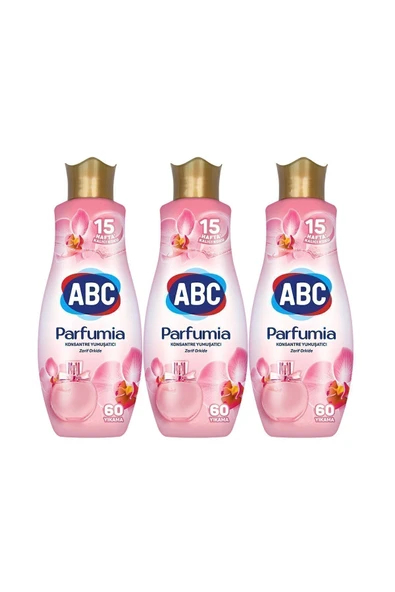 ABC Parfumia Konsantre Çamaşır Yumuşatıcısı Zarif Orkide 3 X 1440 ml - 2