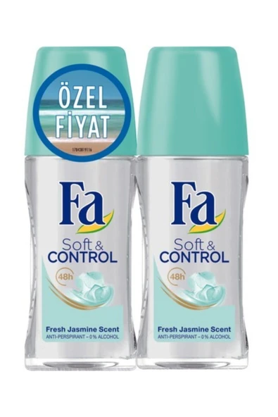 Fa Roll-On 2'Li Soft&Control 50Ml+50Ml