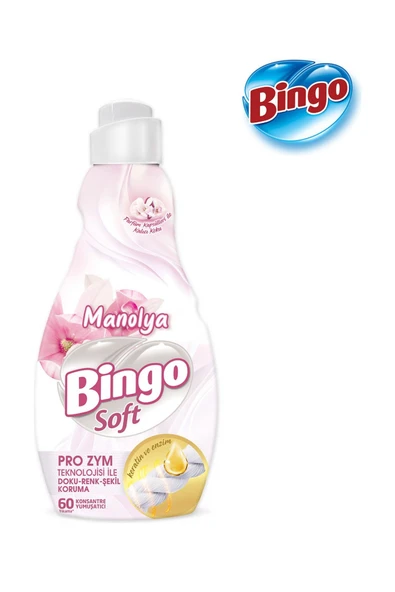 Bingo Soft Konsantre Çamaşır Yumuşatıcısı Manolya 1440 ml - 2