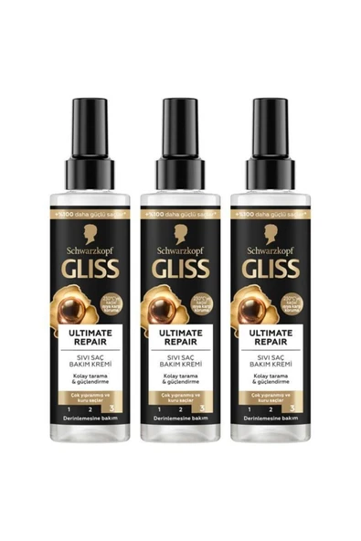 Gliss Sıvı Saç Kremi 200ml Ultimate Repair X3 - 2