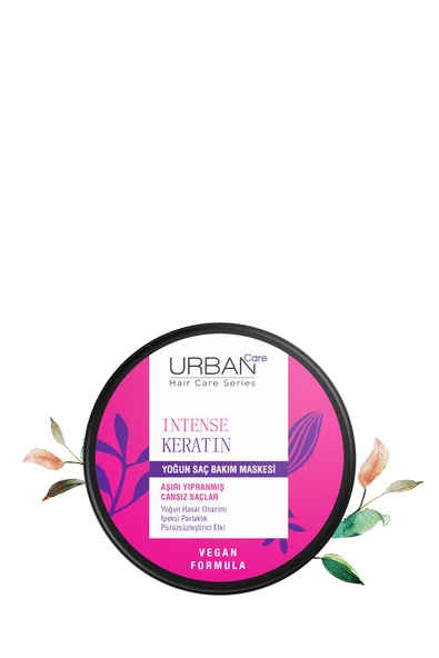 Urban Care Intense & Keratin Aşırı Yıpranmış ve Cansız Saçlara Özel Yoğun Saç Bakım Maskesi-230ml-vegan - 3