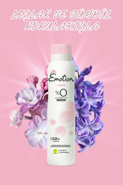 Emotion Love Kadın Deodorant 3x150ml - Resim 6