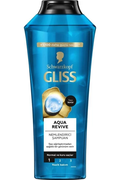 Gliss Aqua Revive Şampuan 400 Ml x 3 Adet - 3