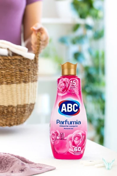 ABC Parfumia Konsantre Çamaşır Yumuşatıcısı Romantik Gül 3 X 1440 ml - 4