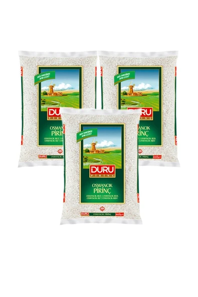 Duru Osmancık Pirinç 3 X 1000 gr