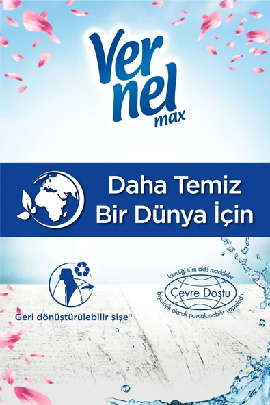 Vernel Max Konsantre Çamaşır Yumuşatıcısı 2 x 1440ml (120 Yıkama) Taze Lavanta - 4