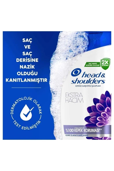 Head&Shoulders Şampuan Ekstra Hacim 1in1 330 ml - 6