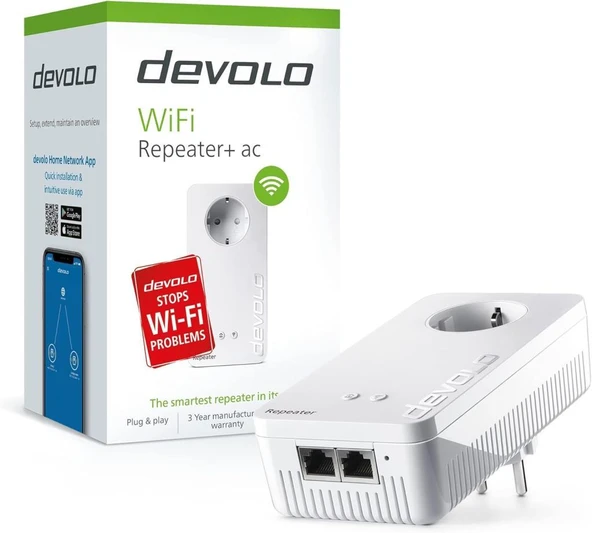Devolo 8705 Wifi Repeater Ac - Elektrik Soketli Kablosuz Menzil Genişletici Teşhir - 4