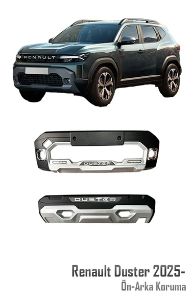 Renault Duster 2024ve Sonrası Ön-Arka Koruma Difüzör