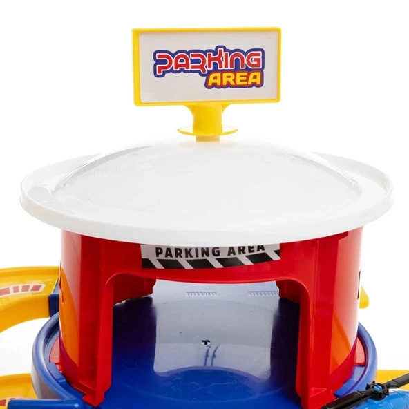 Çocuk Toyflyer17ParçaOtoparkGarajSeti - Resim 3