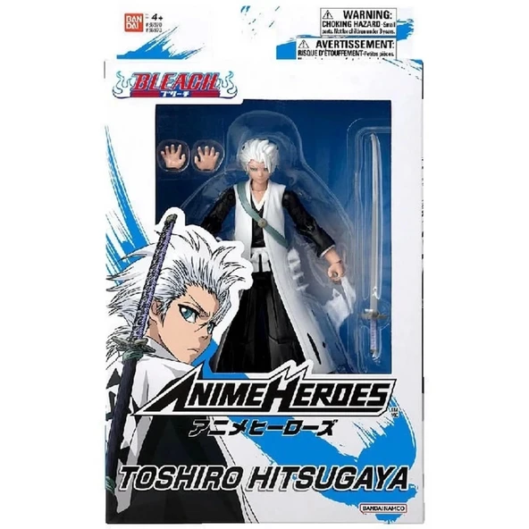 Çocuk Bandai Toshiro Hitsugaya Poz Verilebilir Figür 16 cm - Resim 4
