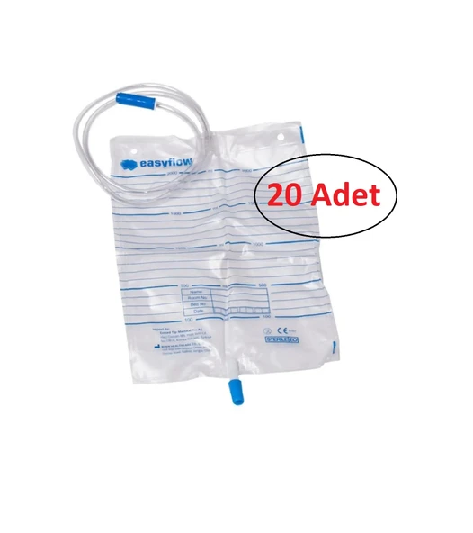 Easyflow Steril Musluklu Idrar Torbası 2000 Ml ( 20'li Paket ) - 3