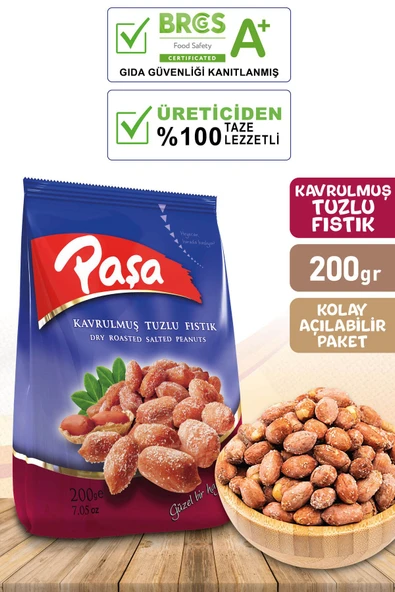 Kavrulmuş Tuzlu Fıstık 200 gr