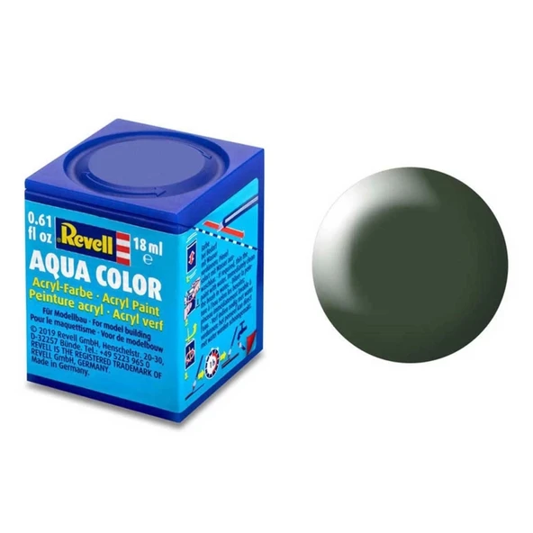 Çocuk Revell 363 - Aqua Color Dark Green - Silk Boya - 18 ml ürün görseli