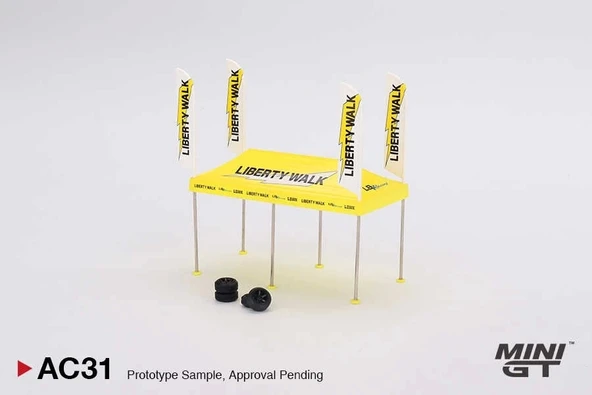 Çocuk Mini GT 1/64 Paddock Service Tent Set - LB Racing