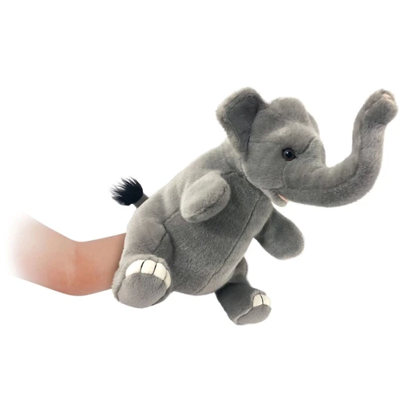 Çocuk Fil Kukla 26 cm - Resim 4
