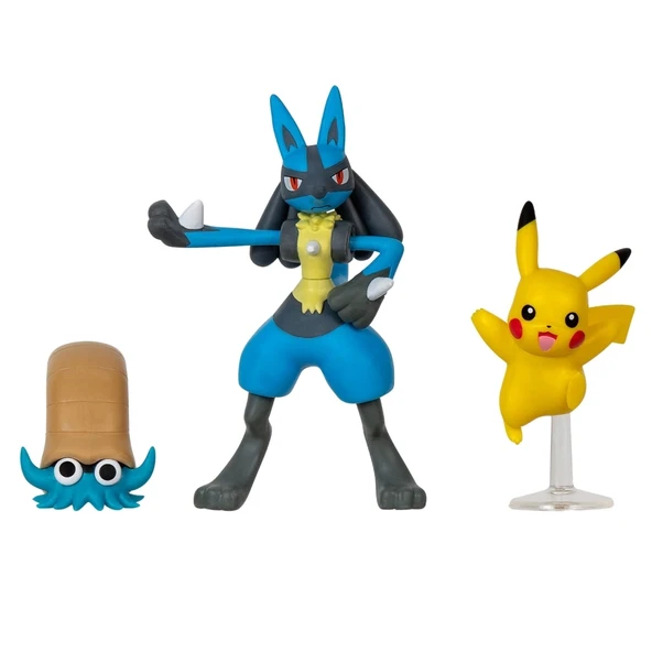 Çocuk Pokemon Battle 3'lü Figür Seti