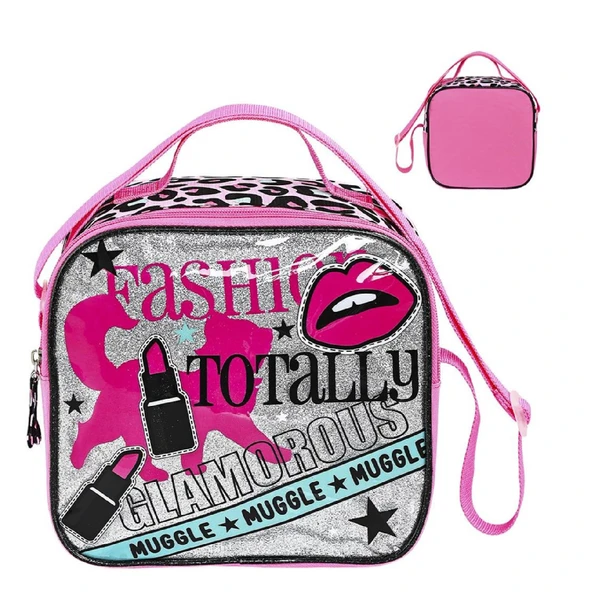 Muggle 2 Bölmeli Fashion Totally Okul Çantası + Termoslu Beslenme Çantası - 4