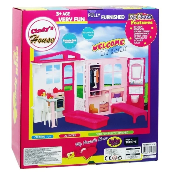 Çocuk Oydaş Kutuda Cindy'nin Evi 2618 - Resim 2