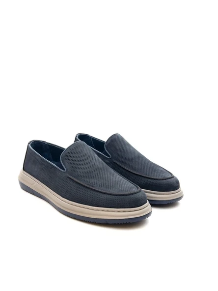 Greyder 64696 Erkek Hakiki Deri Baskılı Lastikli Comfort Casual Ayakkabı - 19