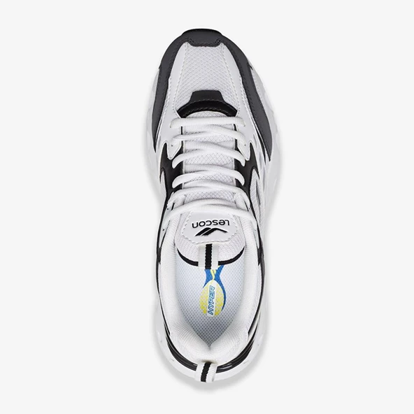 LESCON AKXIS FLEX BEYAZ SİYAH COMFORT CASUAL ANATOMİK SPOR AYAKKABISI - 5