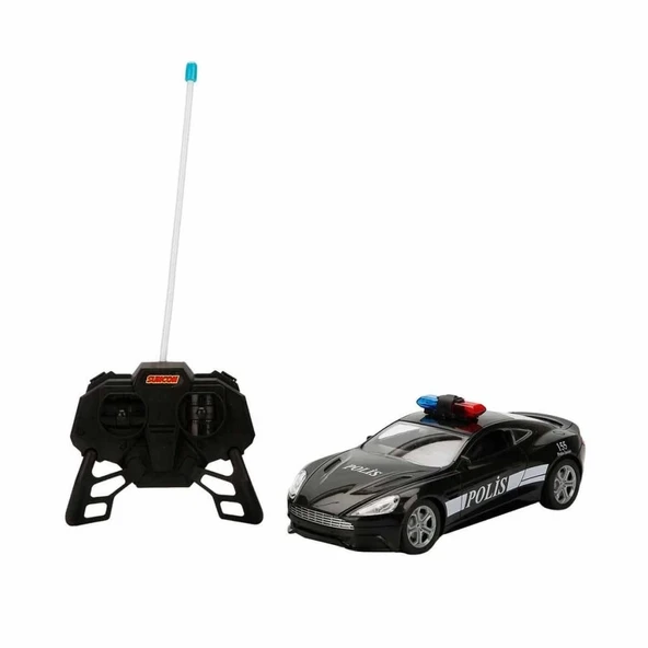 Çocuk 20357 Uzaktan Kumandalı Suncon Işıklı Polis Arabası 21 cm - 5