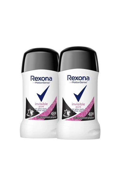 Rexona Motionsense Kadın Stick Deodorant Invisible Pure 40 ml X2 - 2