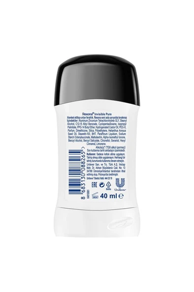 Rexona Motionsense Kadın Stick Deodorant Invisible Pure 40 ml X2 - 8