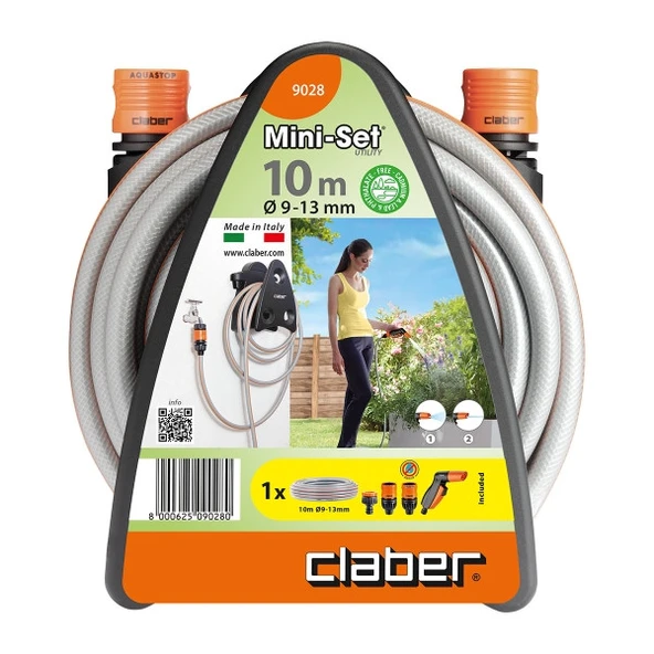 CLABER 9028 DUVAR 10 M TİPİ MİNİ HORTUM SETİ - 2